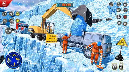 Play Offroad Snow Excavator Plow 3D  and enjoy Offroad Snow Excavator Plow 3D with UptoPlay