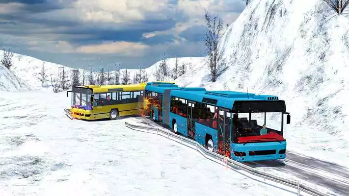 Play Off-road Snow Hill Coach Bus Simulator 3d 2018
