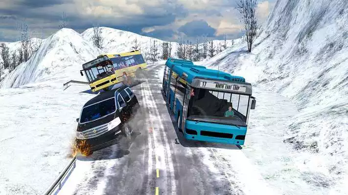 Play Off-road Snow Hill Coach Bus Simulator 3d 2018