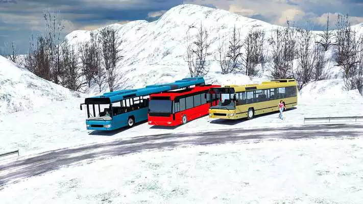 Play Off-road Snow Hill Coach Bus Simulator 3d 2018
