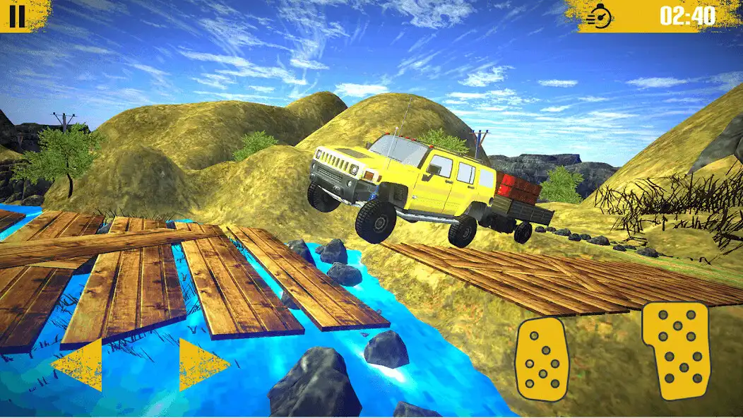 Play Offroad Stunt Driving Game 3D as an online game Offroad Stunt Driving Game 3D with UptoPlay