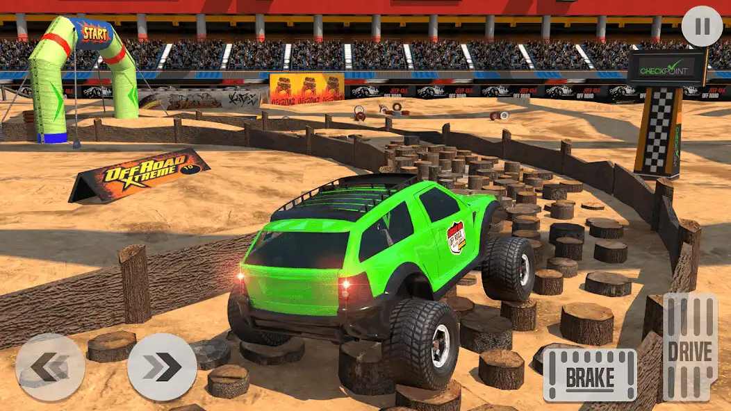 Play Offroad SUV Car Parking Games as an online game Offroad SUV Car Parking Games with UptoPlay