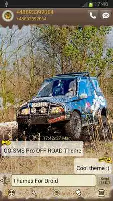 Play OFF ROAD Theme for GO SMS Pro