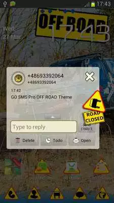 Play OFF ROAD Theme for GO SMS Pro