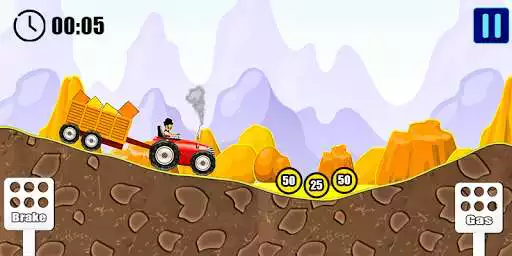 Play Offroad Tractor Trolley Transport 2D Adventure 19  and enjoy Offroad Tractor Trolley Transport 2D Adventure 19 with UptoPlay