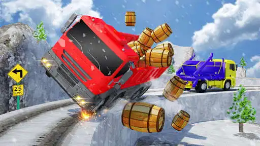 Play Offroad Transport Truck Driving Simulator as an online game Offroad Transport Truck Driving Simulator with UptoPlay