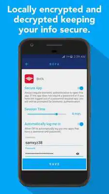 Play OFI Biometric Password Manager