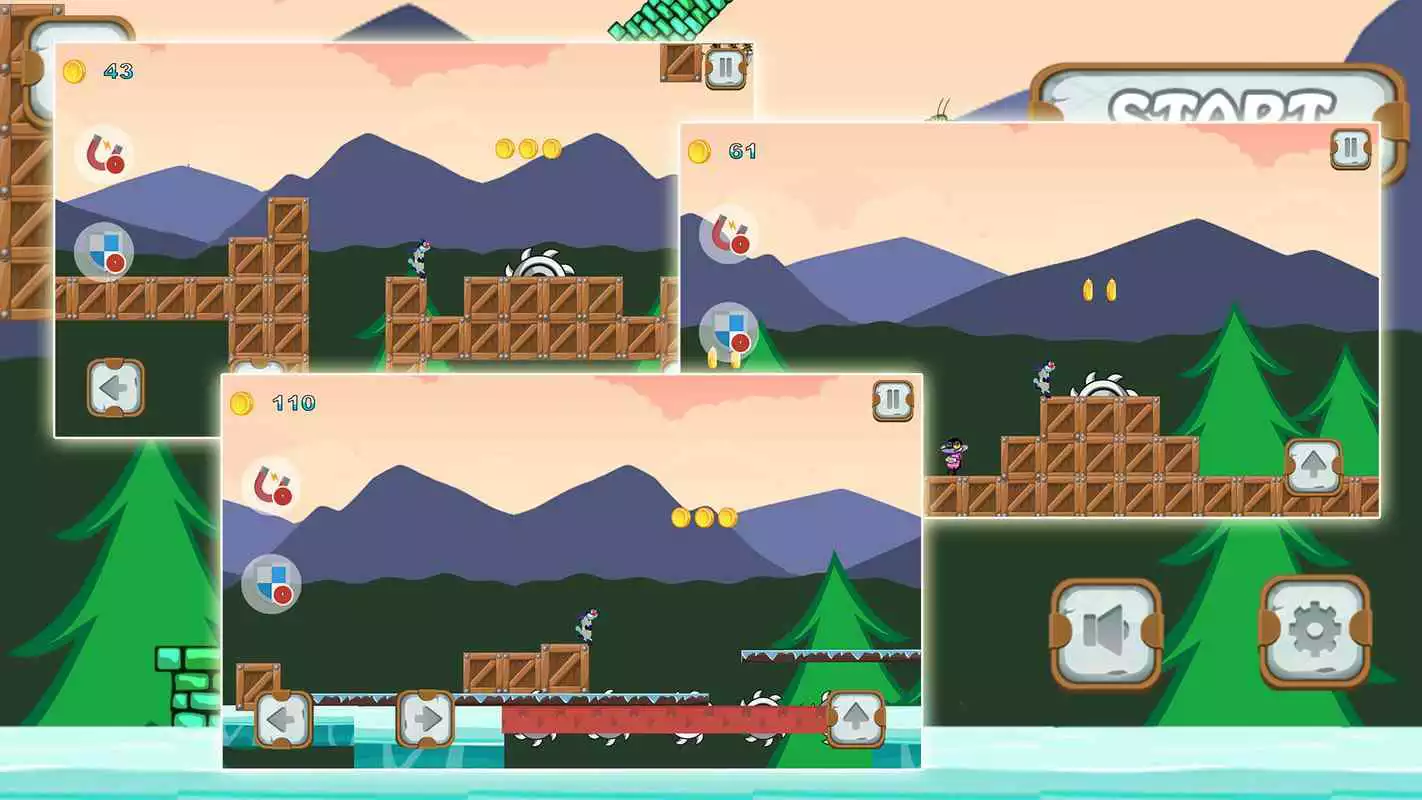Play oggy adventure game