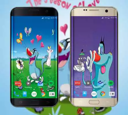Play Oggy Cartoon Wallpaper