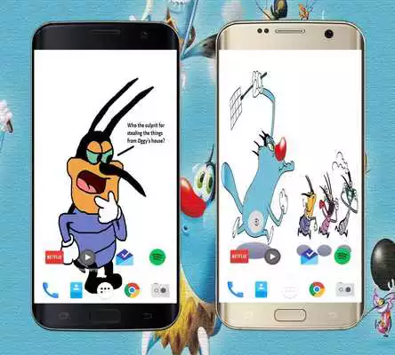 Play Oggy Cartoon Wallpaper