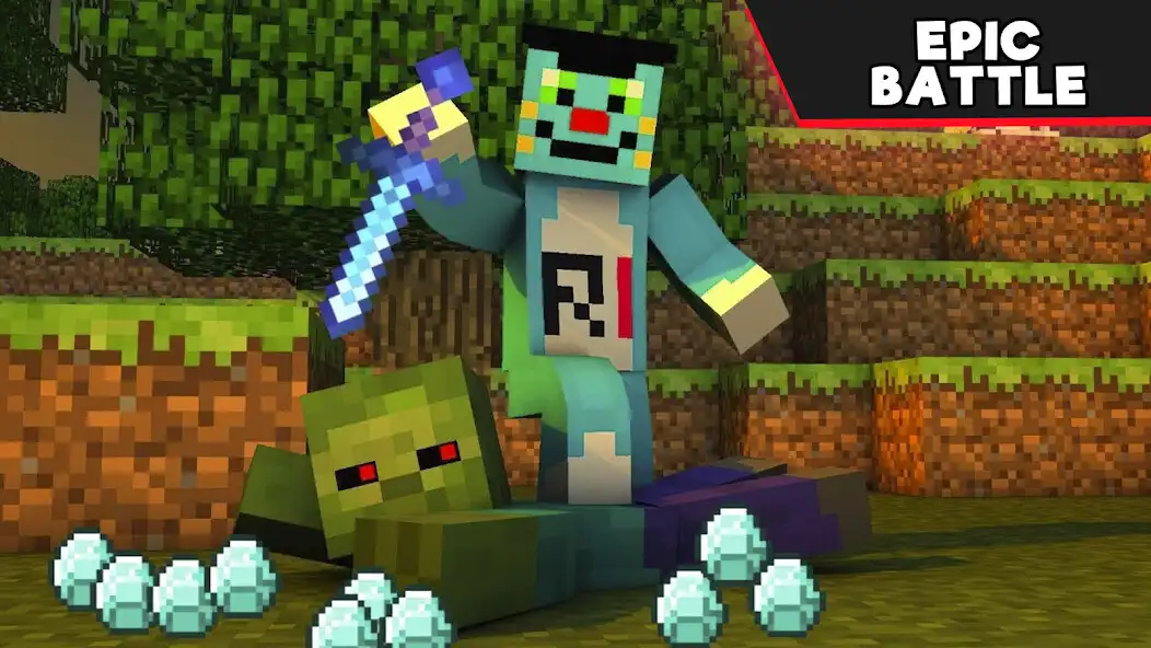 Play oggy  cockroaches Minecraft as an online game oggy  cockroaches Minecraft with UptoPlay