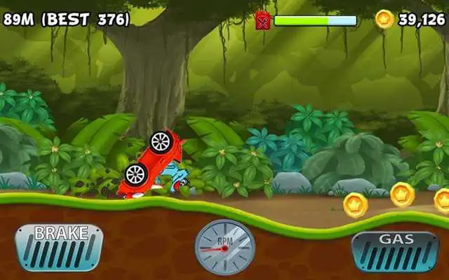 Play Oggy Hill Climb Real Car Racing