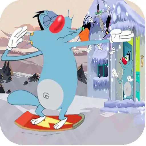 Play Oggy Ski Adventure APK