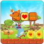 Free play online Oggy Ski Run Adventure Amazing World APK