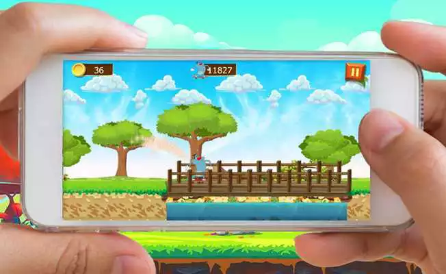 Play Oggy Ski Run Adventure Amazing World