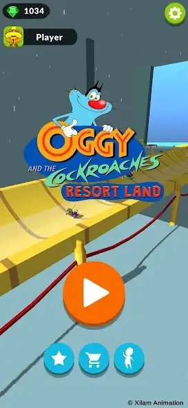 Play Oggy Surfboard Challenge - Resort Land  and enjoy Oggy Surfboard Challenge - Resort Land with UptoPlay