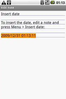 Play OI Insert Date