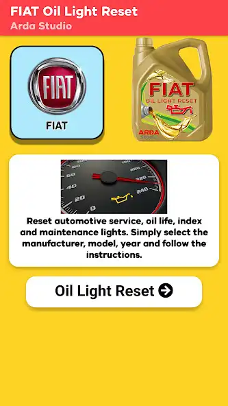 Play Oil Light Reset FIAT  and enjoy Oil Light Reset FIAT with UptoPlay