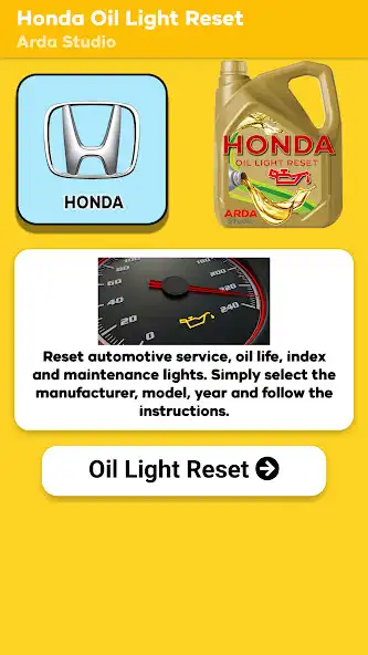 Play Oil Light Reset Honda  and enjoy Oil Light Reset Honda with UptoPlay