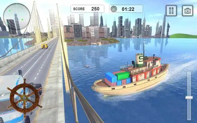 Play Oil Ship Cargo Transporter