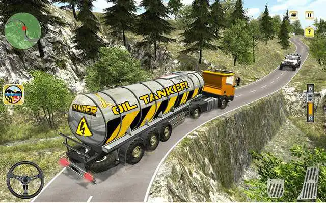 Play Oil Tanker Fuel Hill Transport