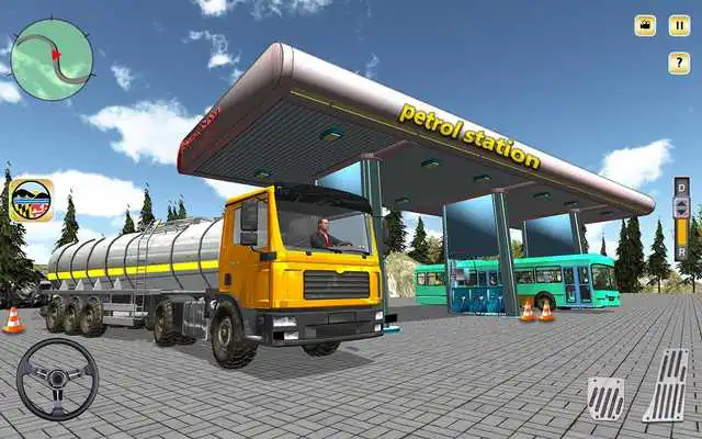 Play Oil Tanker Fuel Hill Transport