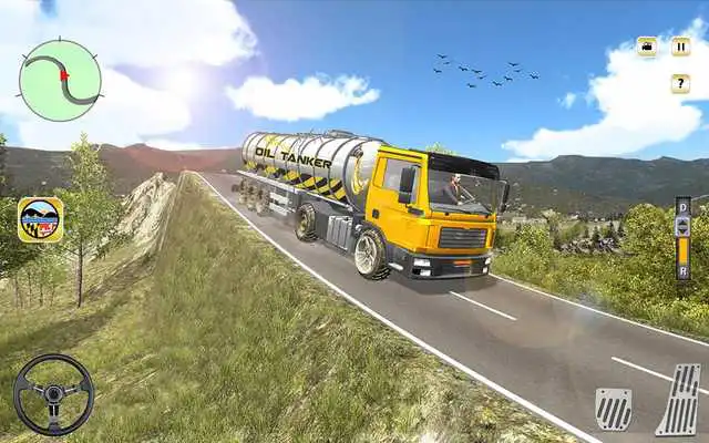Play Oil Tanker Fuel Hill Transport