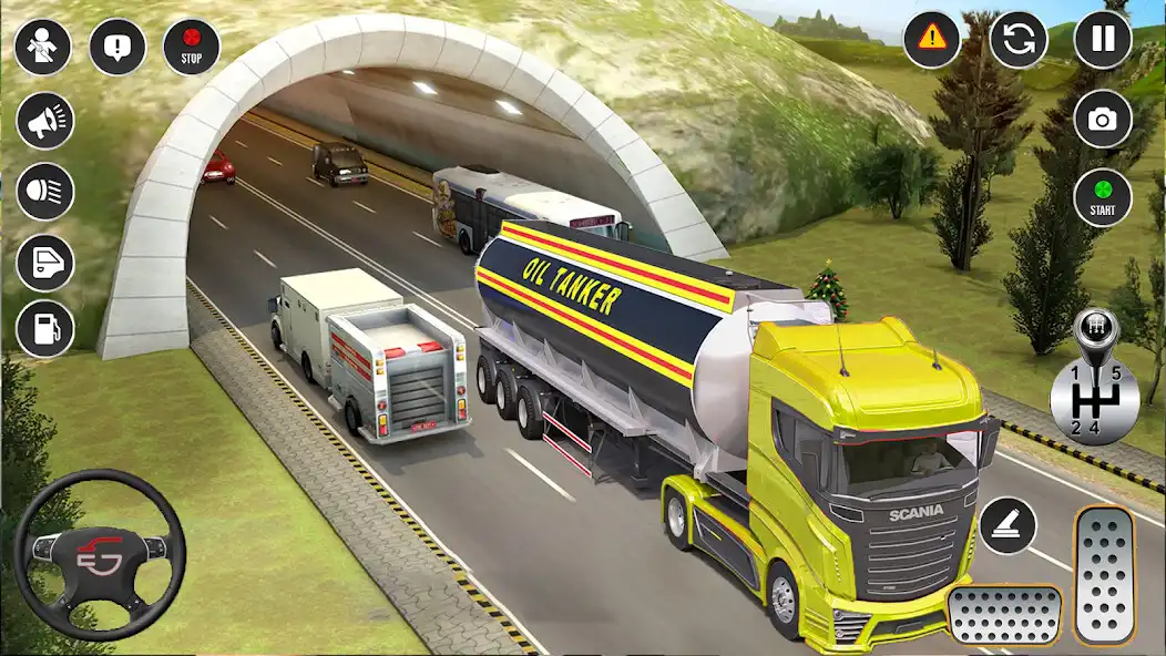 Oil Tanker Game - Parking Game online game with UptoPlay