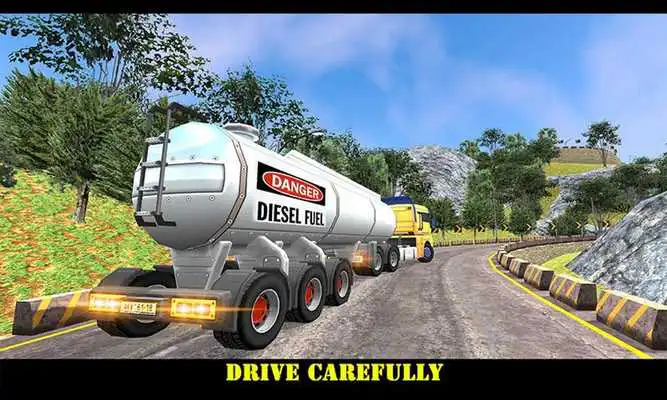 Oil Tanker Long Vehicle Transport Truck Simulator online game with UptoPlay
