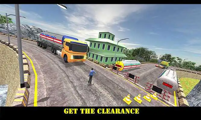 Oil Tanker Long Vehicle Transport Truck Simulator online game with UptoPlay