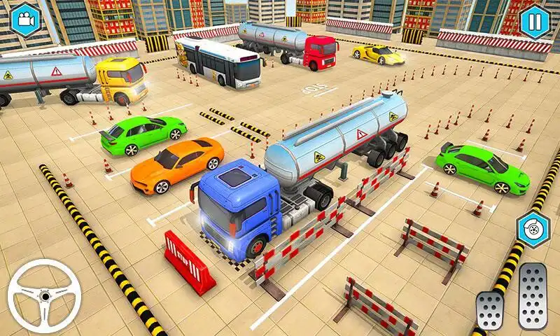 Play Oil Tanker Parking Games as an online game Oil Tanker Parking Games with UptoPlay