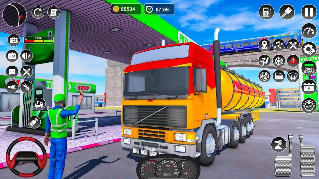 Play Oil Tanker Truck Games 2023 3D as an online game Oil Tanker Truck Games 2023 3D with UptoPlay
