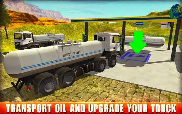 Oil Tanker Truck Games online game with UptoPlay