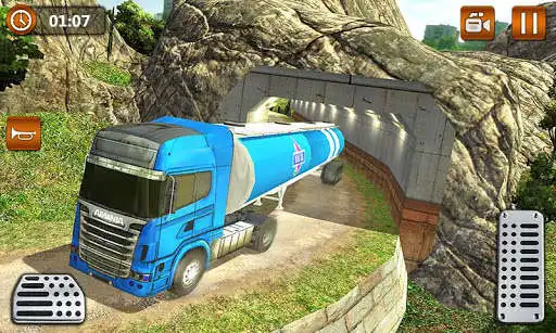 Play Oil Tanker Truck Transport as an online game Oil Tanker Truck Transport with UptoPlay