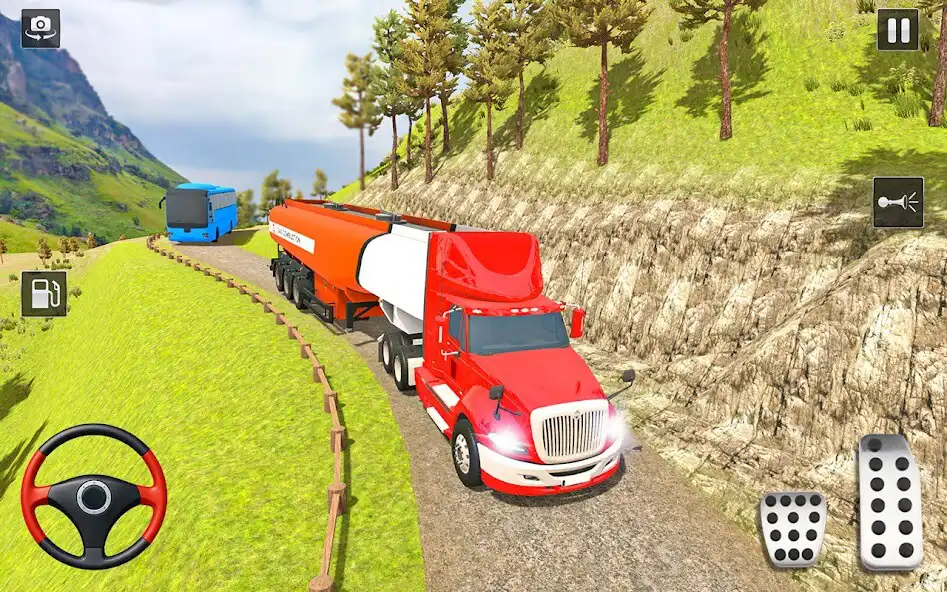 Play Oil Tanker Truck: Truck Games as an online game Oil Tanker Truck: Truck Games with UptoPlay