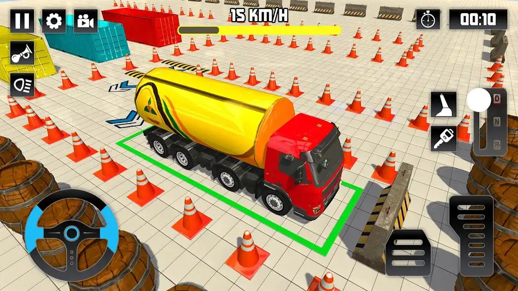 Play Oil Transport Truck Parking as an online game Oil Transport Truck Parking with UptoPlay