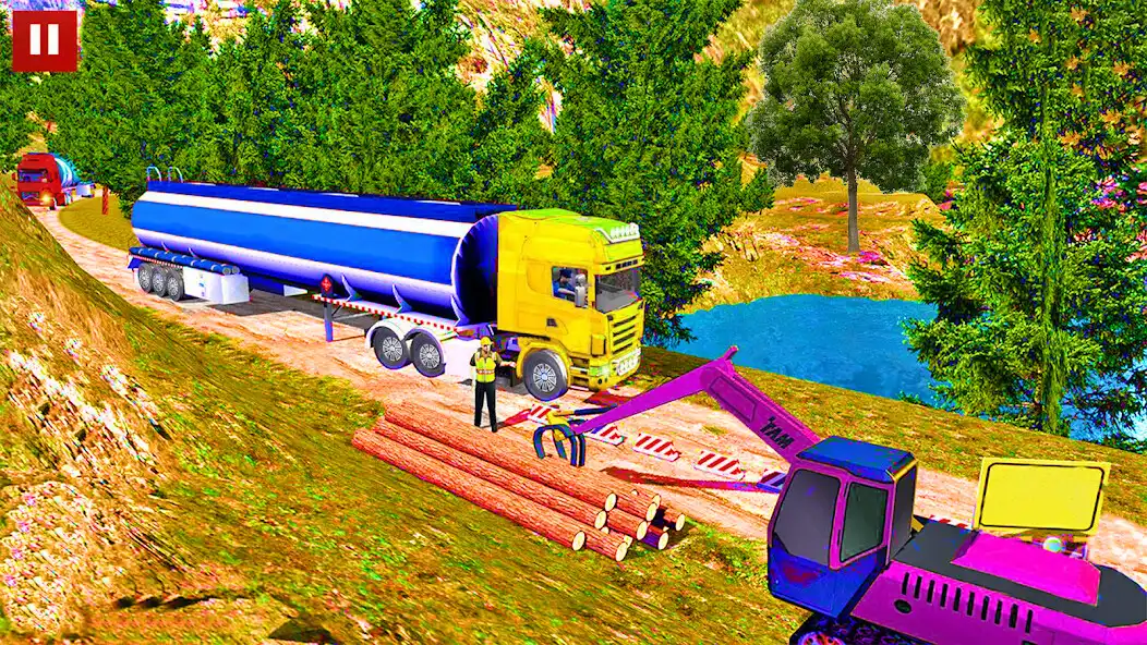 Play Oil Truck Driving Sim 3D Game as an online game Oil Truck Driving Sim 3D Game with UptoPlay