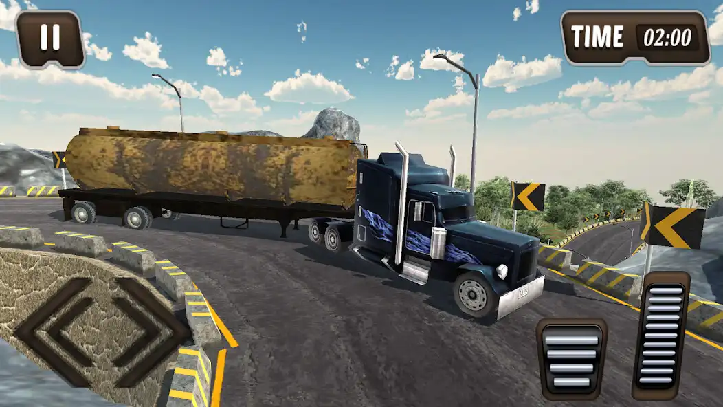 Play Oil Truck Driving: Truck Sim as an online game Oil Truck Driving: Truck Sim with UptoPlay