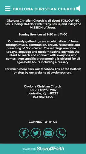 Play Okolona Christian Church as an online game online Okolona Christian Church with UptoPlay com.sharefaith.sfchurchapp_b711a78c4a71aa31 Play Okolona Christian Church as an online game Okolona Christian Church with UptoPlay