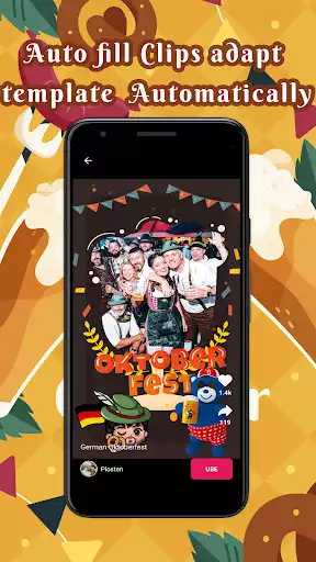 Play Oktoberfest & Beer Party Photo Frame,Video Maker as an online game Oktoberfest & Beer Party Photo Frame,Video Maker with UptoPlay