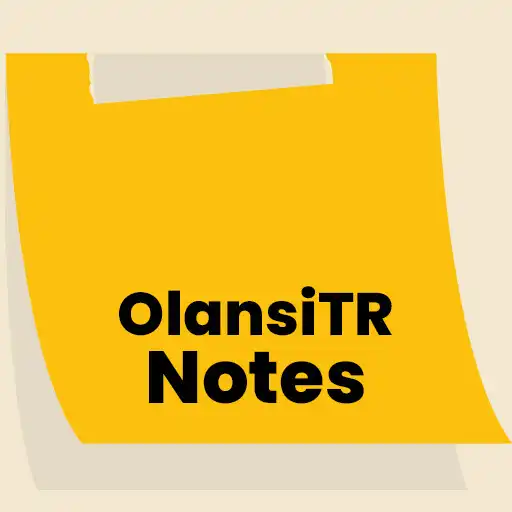 Play OlansiTR Notes APK