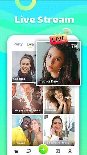 Play Ola Party - Live, Chat  Party as an online game Ola Party - Live, Chat  Party with UptoPlay