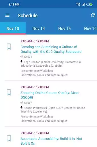 Play OLC Conferences