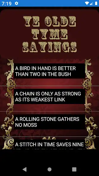 Play Olde Tyme Sayings  and enjoy Olde Tyme Sayings with UptoPlay