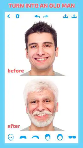 Play Old Face on Photo as an online game Old Face on Photo with UptoPlay