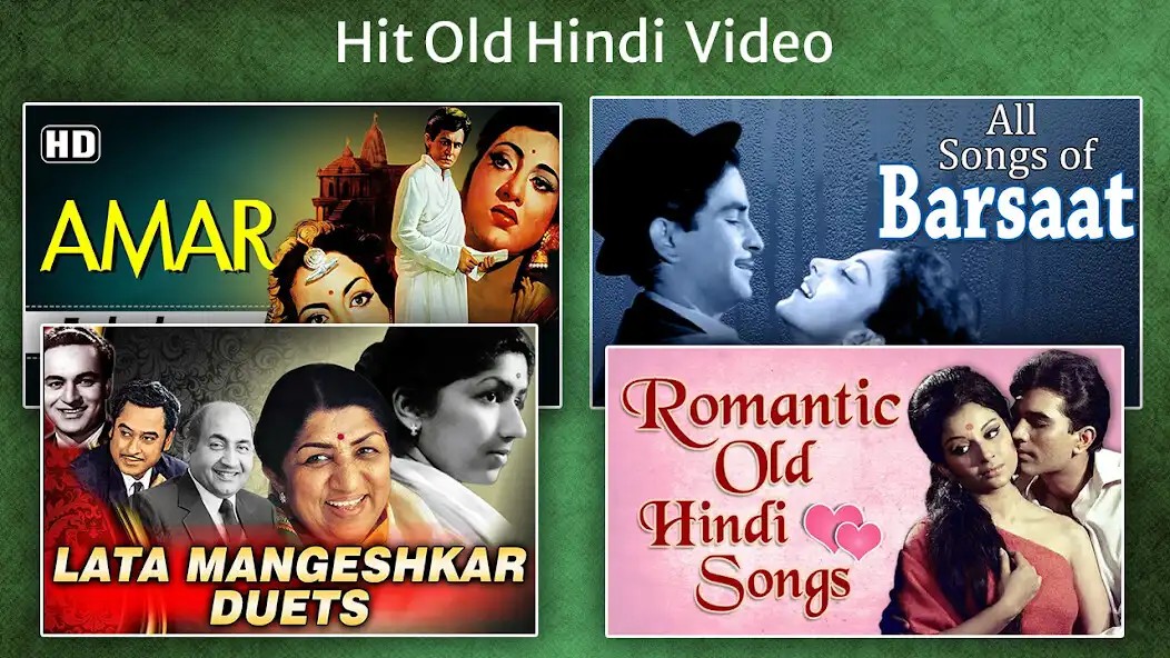 Play Old Hindi video songs - Purane Gane as an online game Old Hindi video songs - Purane Gane with UptoPlay