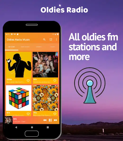 Play Oldies Radio Music App as an online game Oldies Radio Music App with UptoPlay