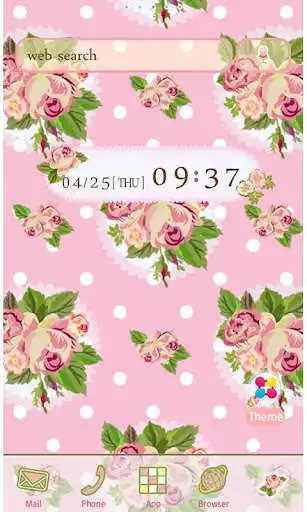 Play APK Old Rose Wallpaper Theme  and enjoy Old Rose Wallpaper Theme with UptoPlay jp.co.a_tm.android.plus_old_rose_pattern