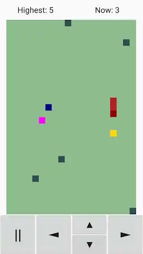 Play Old-school Snake as an online game Old-school Snake with UptoPlay