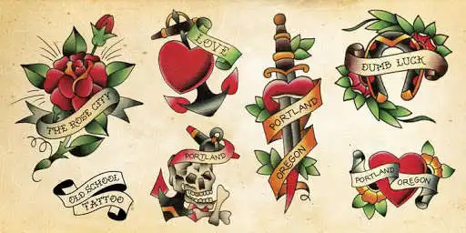 Play APK Old School Tattoos  and enjoy Old School Tattoos with UptoPlay com.OldSchoolTattoos.devEge.app